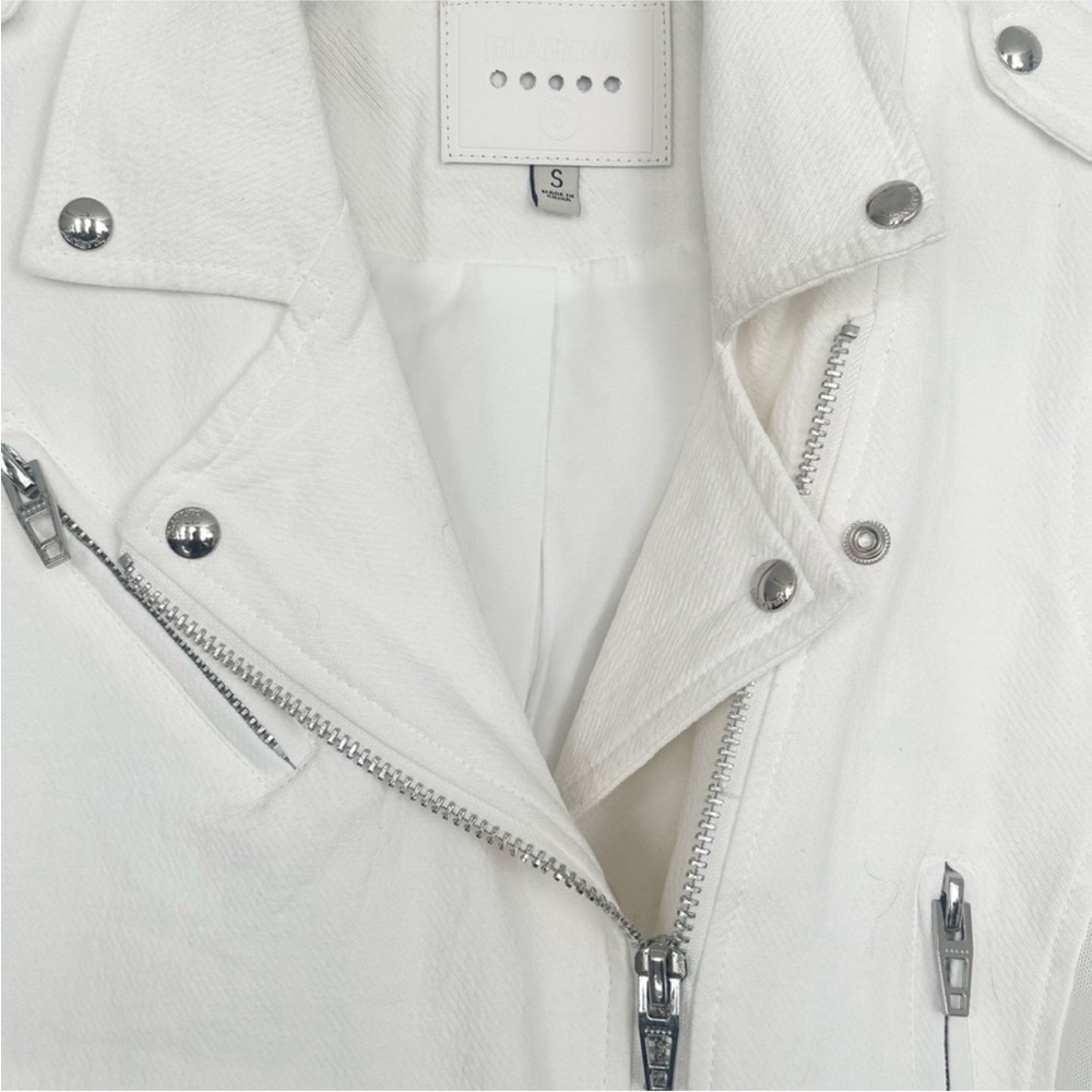 NWOT BlankNYC White Small Moto Jacket - Picture 3 of 4